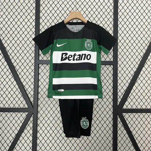 2024/2025 Sporting Lisbon Home Football Jersey Shirt  Kids Size — view 1