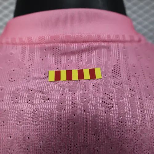 2025/2026 Player Version Barcelona pink No Football Jersey  — view 9