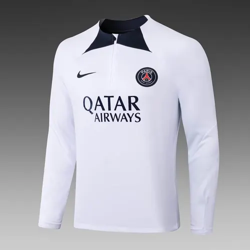 Survêtement Mi-Tire Psg Paris Saint-Germain Blanc 2022/2023 Ensemble — view 3
