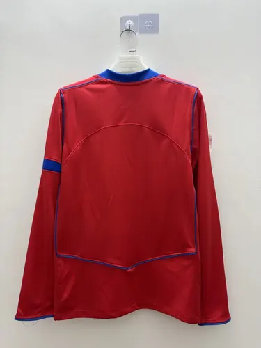 Maillot de football troisième extérieur Psg Paris Saint-Germain Rouge Manches Longues 2025/2026  — view 2