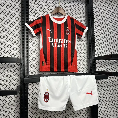 2024/2025 AC Milan Home Football Shirt  Kids Size — view 1