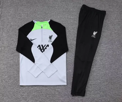 Conjunto de Treino Liverpool Meio Puxão Cinza 2023/2024  — view 7