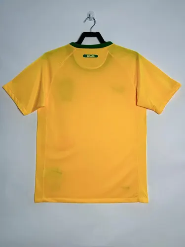 2010 Retro Brazil Home Soccer Jersey  — view 2