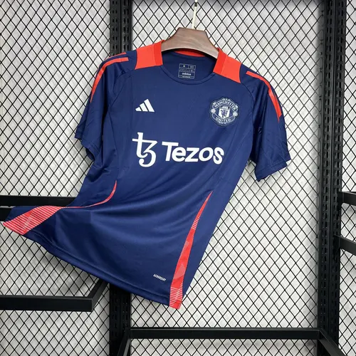 2024/2025 Manchester United Dunkelblau Vorbereitungsspiel Trikot  — view 3