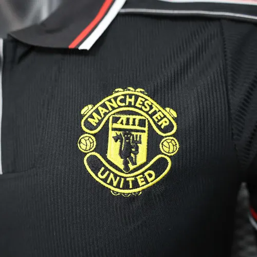 Camisa de Futebol Manchester United Edição Especial Preta Versão Jogador 2025/2026  — view 5