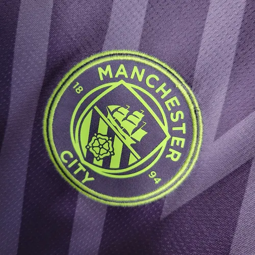 Camiseta de Fútbol Morada del Portero Manchester City 2023/2024  — view 6