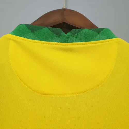 Camisa de Futebol Retro 2020 Brasil Home AAA qualidade fã — view 6