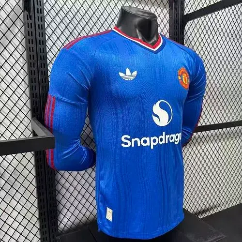 Maillot Extérieur Football Manches Longues Version Joueur 2026/2027 Manchester United   — view 3