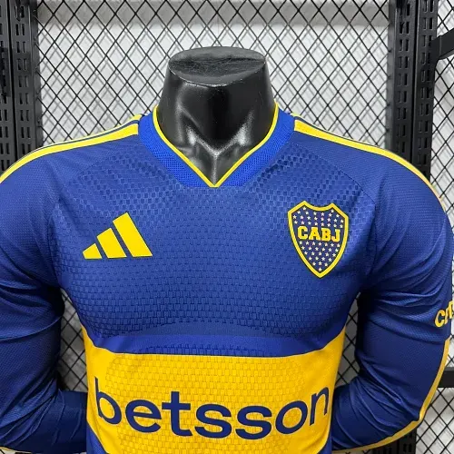 2026/2027 Langarm Spielerversion Boca Juniors Heim Fußballtrikot   — view 7