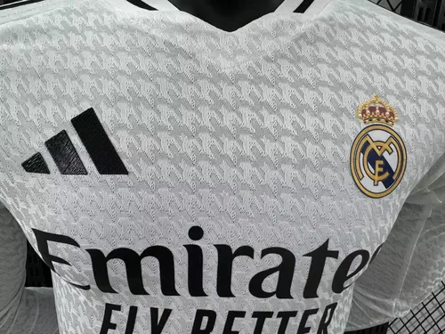 2024/2025 Spielerversion Real Madrid Heim Langarm Trikot  — view 4