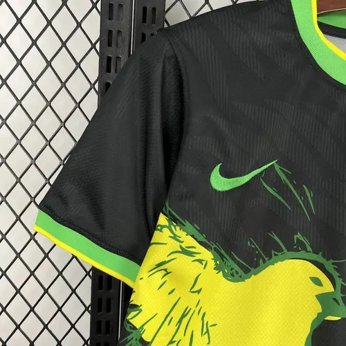 2025 Brasilien Sonderedition Schwarz Fußballtrikot AAA Fan-Qualität — view 4