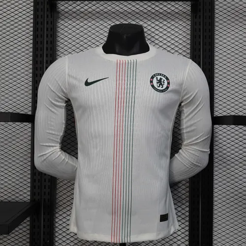 2025/2026 Long Sleeves Chelsea Away Player Version Football Shirt 