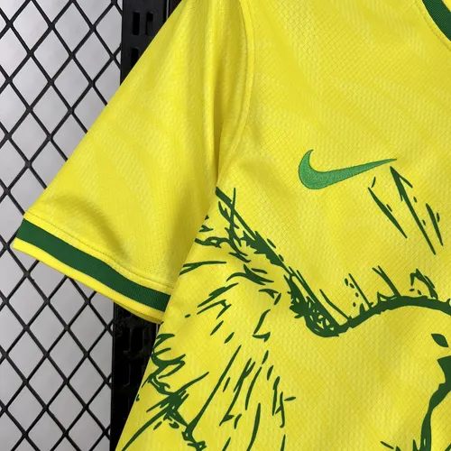 2025/2026 Brazil Pigeon Yellow Football Shirt  — view 4