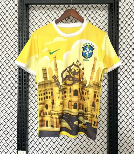 2025/2026 Brasilien Special Edition Gelbes Fußballtrikot 