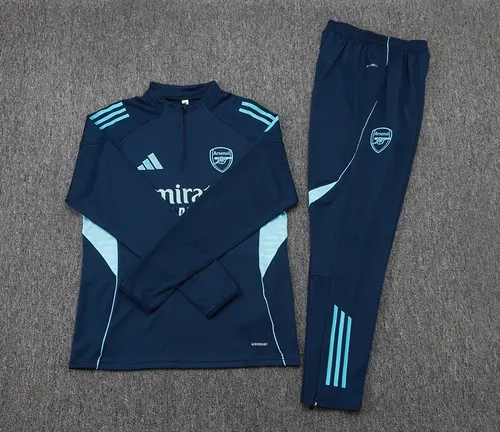 2025/2026 Arsenal Conjunto Treino Meia Puxada Azul Real Camisa Futebol  — view 7