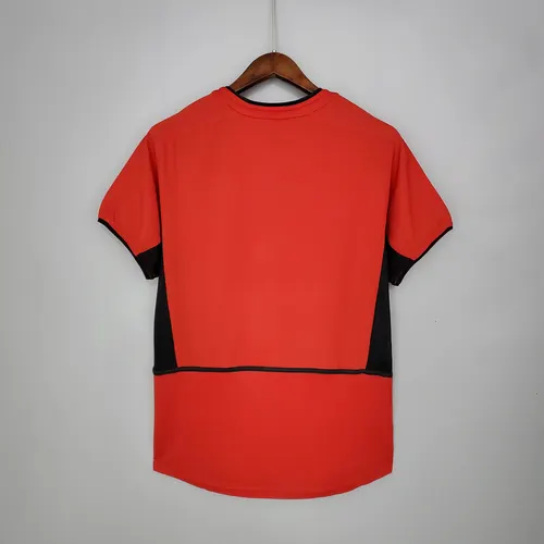 Camisa de Futebol Retrô Manchester United Casa 2002/2004  — view 2