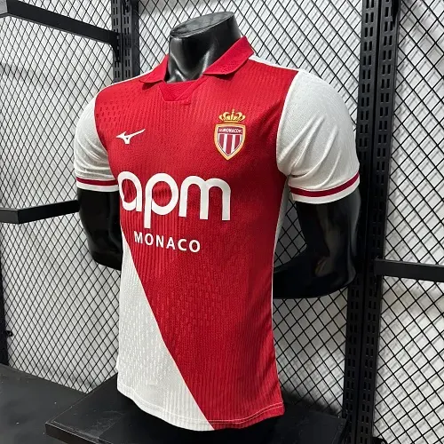 Version joueur AS Monaco Maillot de football domicile 2026/2027  landaise — view 4