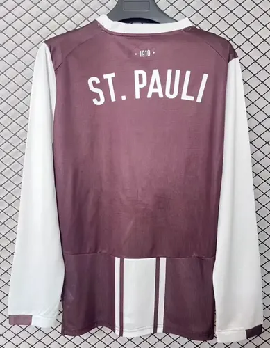 2026/2027 Langarm St. Pauli Trainingsanzug Fußballtrikot   — view 2