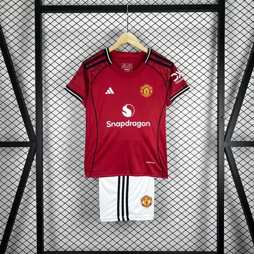 2025/2026 Manchester United Domicile Maillot de football landaise Taille enfant