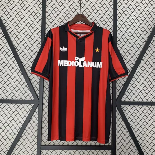 1990/1991 Rétro Maillot Domicile AC Milan Maillot de Foot  — view 1