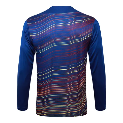2025/2026 Barcelona Twill inkjet Half-Pull Training Suit Jersey  Set — view 4