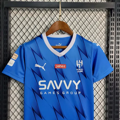 2023/2024 Al-Hilal Saudi Home Football Shirt Kids Size — view 5