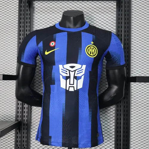 2023/2024 Spielerversion Inter Mailand Transformers Sonderedition Fußballtrikot AAA fan-gradät