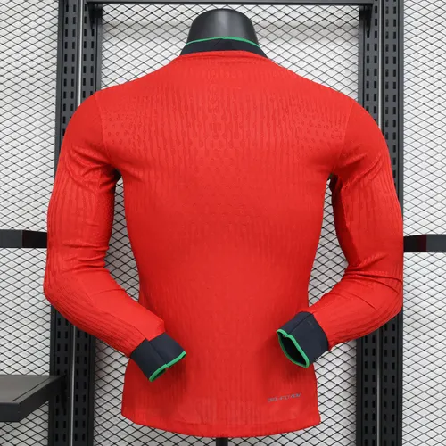 2024 Player Version Long Sleeve Portugal Home Football Shirt   — view 2