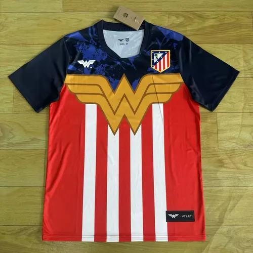 Camisa Atletico Madrid 2025/2026 Versão Mulher Maravilha Futebol  — view 1