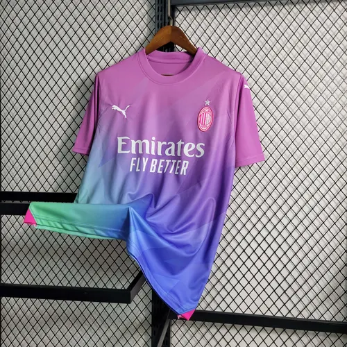 قميص كرة قدم AC Milan الثالث خارج الأرض 2023/2024 جودة تايلاندية — view 3