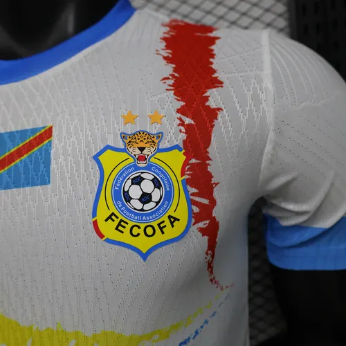 2026 Spielerversion Kongo Auswärts Weiß Fußballtrikot AAA Fan-Qualität — view 6