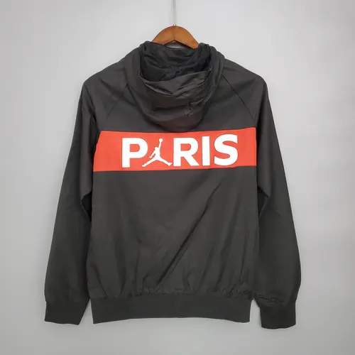 2021 Windbreaker Psg Paris Saint-Germain Black — view 2