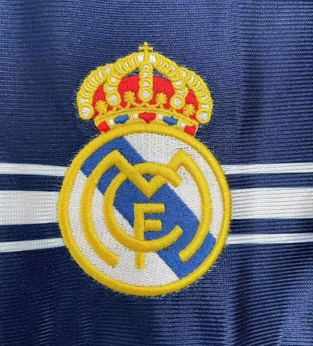 قميص كرة قدم ريال مدريد الخارجي 1998/1999 رجعي جودة تايلاندية — view 5