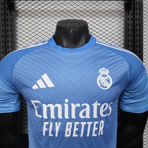 2025/2026 Version Joueur Real Madrid Édition Spéciale Bleu Maillot de Football  — view 3