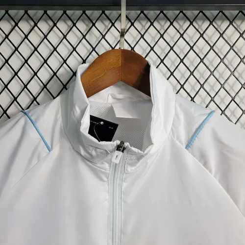 2023 Argentinien Fußballtrikot Windbreaker Weiß — view 3