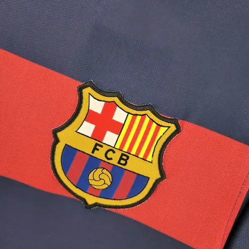 Camisa de Futebol Retro Barcelona Casa 2015/2016  — view 5