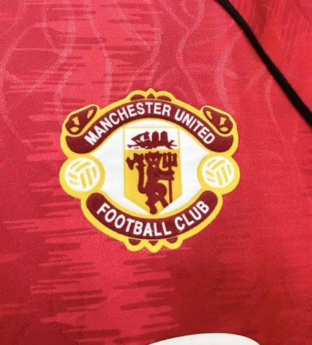 Maillot de football domicile rétro Manchester United 1990-1992  — view 8