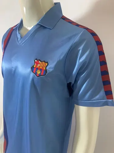 1984/1991 رجعي برشلونة قميص خارج الأرض جودة تايلاندية — view 3