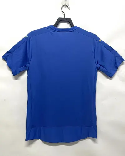 Camisa de Futebol Retro Leicester City Casa 2015-2016  — view 2