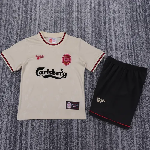 1996-1997 Camisa Retrô Liverpool Away  Tamanho Infantil — view 1