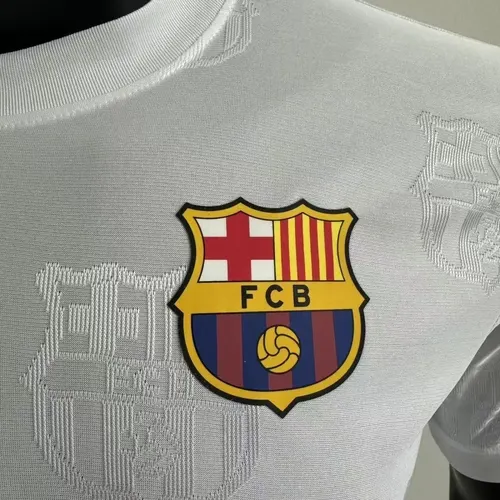 2025/2026 Barcelona Player Version Special Edition white Football Jersey  — view 4