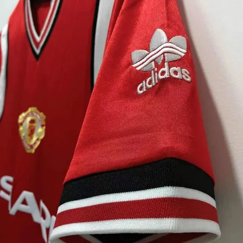 1985 Maillot Rétro Manchester United Home Football  — view 7