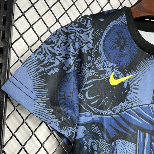 2024-2025 Brazil Special Edition Dark Blue Kids Size — view 5