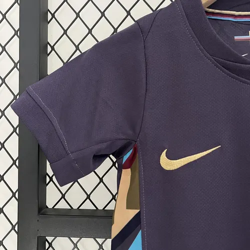 Camisa de Futebol Fora Inglaterra 2024 AAA qualidade fã Tamanho Infantil — view 4