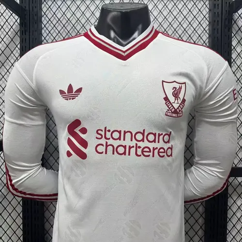 2026/2027 Long Sleeve Player Version Liverpool Away Football Jersey   — view 9