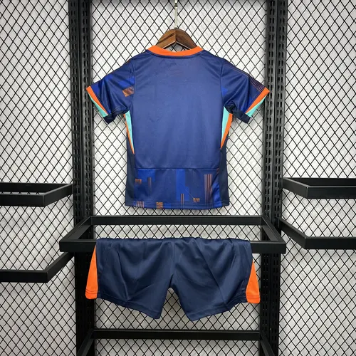 2024 Netherlands Away Football Shirt  Kids Size — view 2