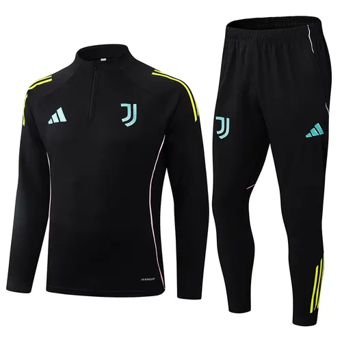 Ensemble Survêtement Mi-Tige Juventus Noir 2025/2026  — view 1