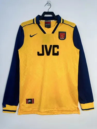 1996-1997 Retro Langarm Arsenal Auswärts Fußballtrikot  — view 1