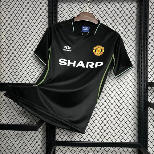 Camiseta de Fútbol Retro Tercera Equipación Visitante Manchester United 1998/1999  — view 3