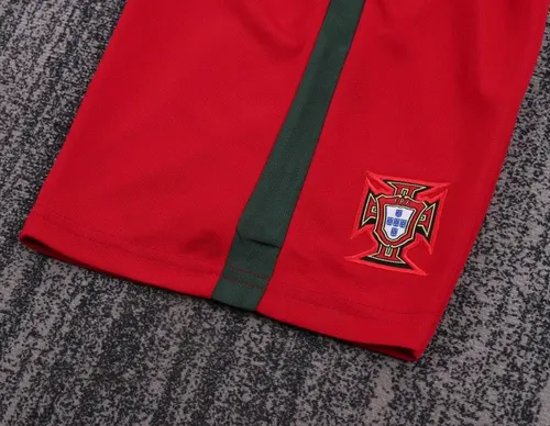2016 Retro Portugal Home Football Shirt  Kids Size — view 9